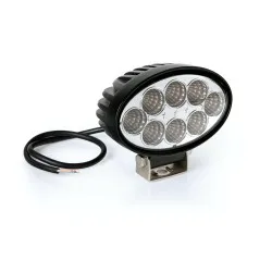 

8 LED white oval Auxiliary Headlamp 10/30V 24W IP67