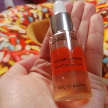 LANBENA-suero Facial blanqueador con vitamina C, esencia para la piel que aclara las manchas, elimina manchas oscuras y pecas