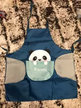 Delantal de cocina para mujer, bolso grande, dibujos animados, delantales domésticos, impermeable, sin mangas, pechera sanitaria