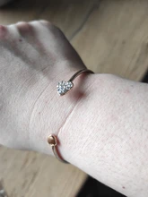 Pulsera ajustable con doble lazo de corazón para Mujer, brazalete con apertura de cristal, joyería, 7g, 2020