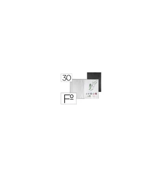 

Folder led paper showcase 30 covers PVC FOLIO Black