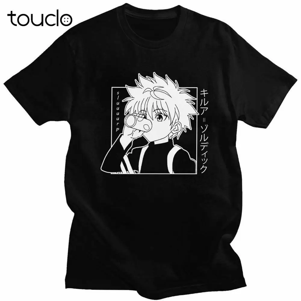 Hunter X Gon and Killua Zoldyck T-Shirt Unisex Black S-5XL Handmade | Мужская одежда