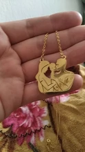 Family Baby Pregnant Necklace Heart For Wife Mother Father day Women Man Gift Love Gold