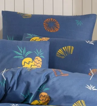 

Ananas Doğal Pamuklu Tek Kişilik Nevresim Seti ( yorgan kılıfı + yastık kılıfı )