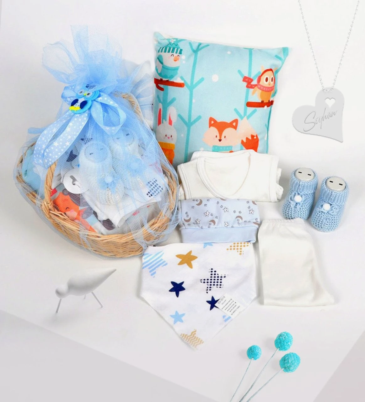 personalized baby basket