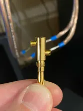 Conector de Banana de 4mm, conectores banana para altavoz de 24K, chapado en cobre y oro de 4mm, con poste de encuadernación de 4mm, 4 Uds.