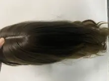 LOUIS FERRE-Peluca de cabello sintético para mujer afroamericana, cabellera artificial ondulado con flequillo, color marrón claro, fiesta de Cosplay, Alta Temperatura