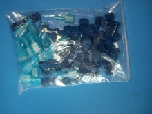 Snap Splice Cable-Connectors Lock Wire-Terminal Crimp-Wire Quick-Electrical 50pcs Waterproof