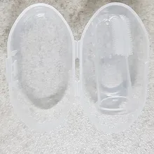 Mordedor para bebé, productos para bebé, juego de dedos para bebé, cepillo de dientes, limpieza Oral, dedo de silicona suave, saludable, caja gratis