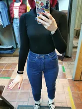 Slim Sweater Pullovers Soft-Shirt Turtleneck Black Jumpers Long-Sleeve Autumn Korean