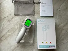 Termómetro Digital de infrarrojos para la frente, medidor de temperatura corporal sin contacto, para adultos y bebés, 8813