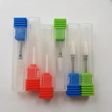 Brocas eléctricas para manicura broca de clavo de cerámica, 2 uds., pulidora de uñas