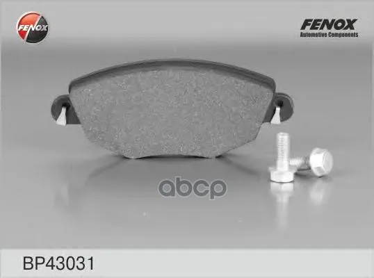 Колодка Тормозная Дисковая Fenox Bp43031 FENOX арт. BP43031