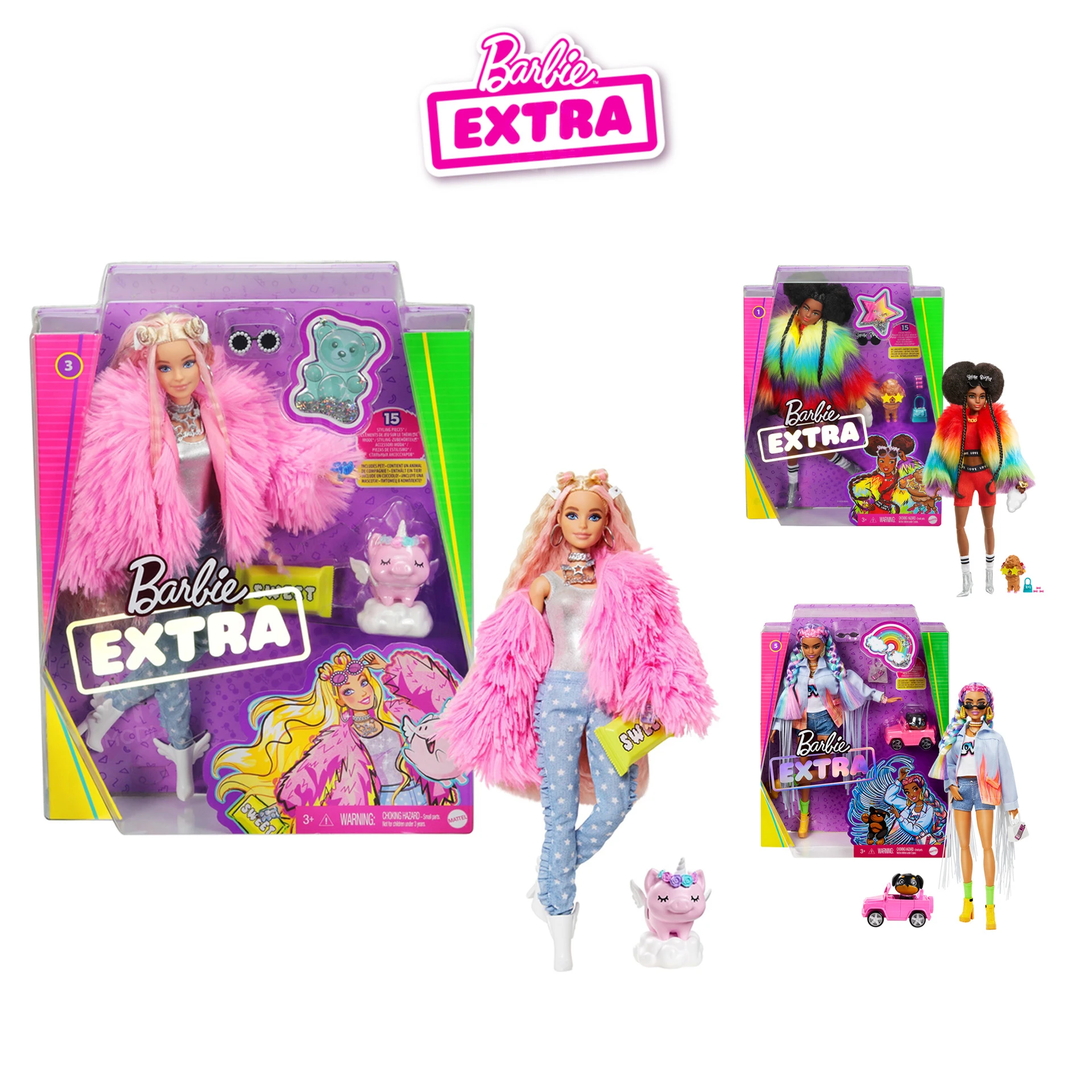 Original Extra Dolls Blonde Brunette Hair Accessories Flexible Barbie Collector Girls For Toy Gift - Dolls - AliExpress