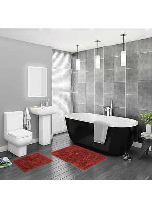LUXURY COTTON BATH MAT SET KLOZET KIT | Дом и сад