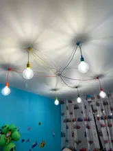 Chandeliers Lighting-Lamp Decoration Colorful Indoor DIY Silica-Gel 3/4/6-/..
