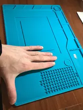 Silicone-Pad Desk Phone Computer-Repair-Mat Soldering-Station-Iron Heat-Insulation Magnetic