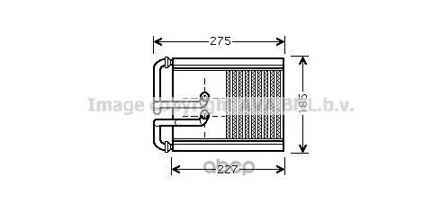 Ava Hy6168_радиатор Печки! Hyundai Tucson All 04 Ava Hy6168 Ava арт. HY6168