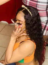 Pelucas de cabello humano brasileño para mujeres negras, 28, 30, 40 pulgadas, barato, con encaje Frontal 13x4, rizado, sin pegamento, Remy