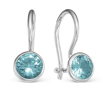 

Earrings Silver 925 ring with zircon