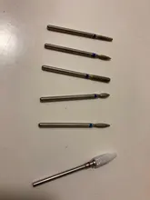 Fresas de diamante para manicura, brocas rotativas para pedicura eléctrica, equipo para quitar cutículas, 1 ud.