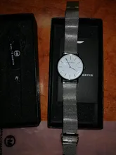 Japón Movimiento de Cuarzo de Alta Calidad 36mm hannah Martin Mujeres de Malla de Acero Inoxidable de Oro Rosa Damas Impermeable Reloj Dropshipping