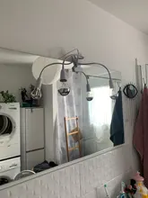 Light-Socket Base Desk-Lamp-Holder Gooseneck Clip-On-Cable Us-Plug On-Off-Switch Flexible