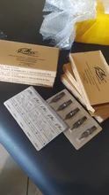 Agujas con filtro para cartucho de tatuar, sistema de agujas para máquina de tatuaje, revestimiento redondo, #10, de 0.30 mm, 10 unidades por lote