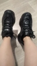 Zapatillas gruesas vulcanizadas informales para mujer, zapatillas de plataforma alta con cordones, color negro, 2020