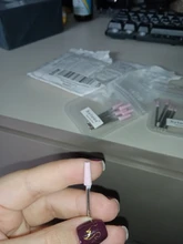 HYTOOS 7 unids/set corindón uñas taladro 3/32 Rotary piedra cerámica Burr cortadores para manicura accesorios de uñas herramienta