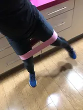 AOLIKES-banda para la cadera, banda de resistencia para Yoga, Fitness, ejercicio, piernas, bucle para entrenamiento de sentadillas circulares, antideslizante, 1 ud.