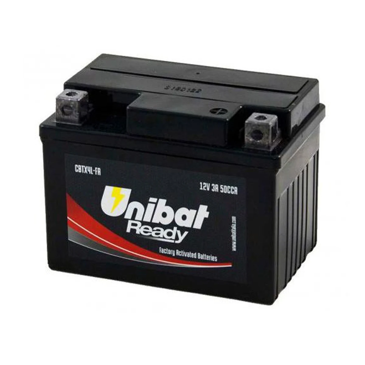 Unibat Cbtx4L-Fa-Ready-To-Use Sigillato Moto Cbtx4L-Fa Batteria (Ytx4L-Fa Equivalente) Moto Rcycle
