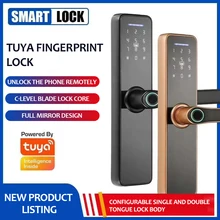 

Hawatta WiFi Tuya Anti Theft High Security Smart Intelligent Electronic Biometric Digtial Fingerprint Lock