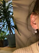 Pendientes con pasador en forma de letra para mujer, 1 pieza, pendientes con pasador en forma de letra para mujer, pendientes de moda para las orejas, joyería, 26 pendientes colgantes de circonita para adolescentes 2021