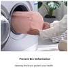 Polyester Clothes Sweater Washing Bag Zippered Mesh Underwear Bra Socks Laundry Wash Bags Pink Foldable Laundry Basket For Bra 6