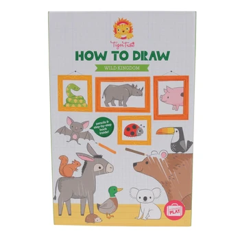 

Set of learning to draw the Kingdom of wild animals Tiger Tribe 6-0227