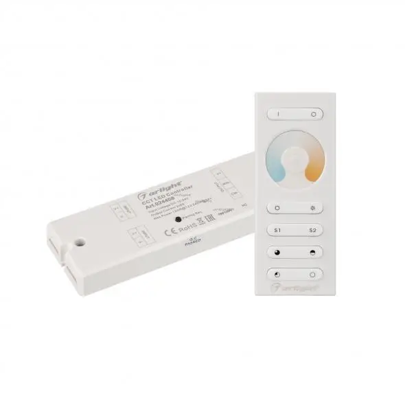 024408 Контроллер SR-2839MIX White(12-24V, 2x5A, ПДУ) ARLIGHT