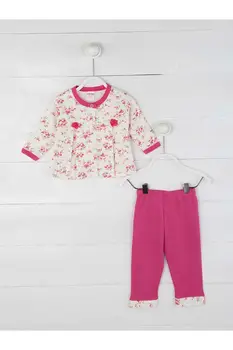 

Fuchsia Summer Girl Baby The Tights suit