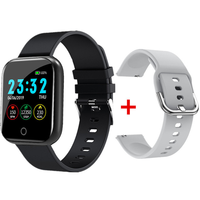 Watch for Women Men Fitness Tracker Square Smartwatch Electronics Sport Wrist Watch For Android IOS Reloj Inteligente