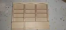 Dollhouse Miniature Display-Shelf Bookcase Modern-Style 1/12