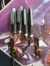 Luces LED intermitentes para motocicleta, 12 Uds., intermitente trasero, Motor de agua, intermitente, señal indicadora de parada, IP68