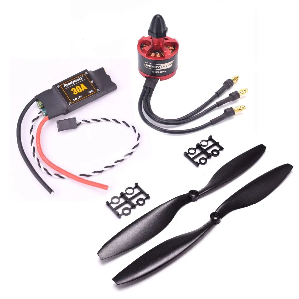 30A/40A ESC OPTO 2-6S бесщеточный ESC электронный регулятор скорости+ RS2212 2212 920KV CW/CCW 2-4s бесщеточный двигатель 1045 опора - Цвет: full set