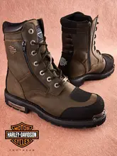 Оригинальные мотоциклетные ботинки Harley Davidson для мужчин и женщин, повседневные водонепроницаемые ботинки на толстой подошве, 2021 Оригинальные мотоциклетные ботинки Harley Davidson для мужчин и женщин, повседневные водонепроницаемые ботинки на толстой подошве, 2021
