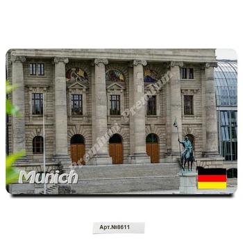 

"Munich, Germany. Souvenir magnet vinyl (size: 54x86mm). Free shipping. Fridge magnet.