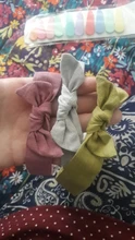 Diadema con lazo de gasa para recién nacido, bandanas, accesorios para el cabello, 1 Uds.