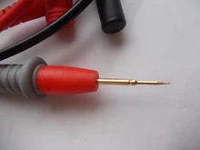 Digital-Multimeter Probe Alligator-Clip Test-Leads Soft-Silicone-Wire Universal 