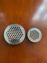 Mesh Grille Ventilation Air-Vent-Hole Louver Stainless-Steel Round Flat-Surface 10pcs/Lot
