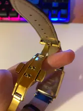 Watch-Band Business-Straps Butterfly-Buckle 18mm 24mm 20mm Calfskin Solid 22mm with Automatic