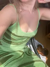 Vestido de punto verde con estampado de Cachemira para mujer, vestido Sexy ajustado sin mangas con tirantes finos, para fiesta en la playa, por debajo de la rodilla, Y2K, 2021