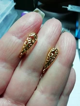 Ganchos de cierre de pendientes para mujer, accesorios de joyería hechos a mano, diseño de moda, ganchos para pendientes hueca